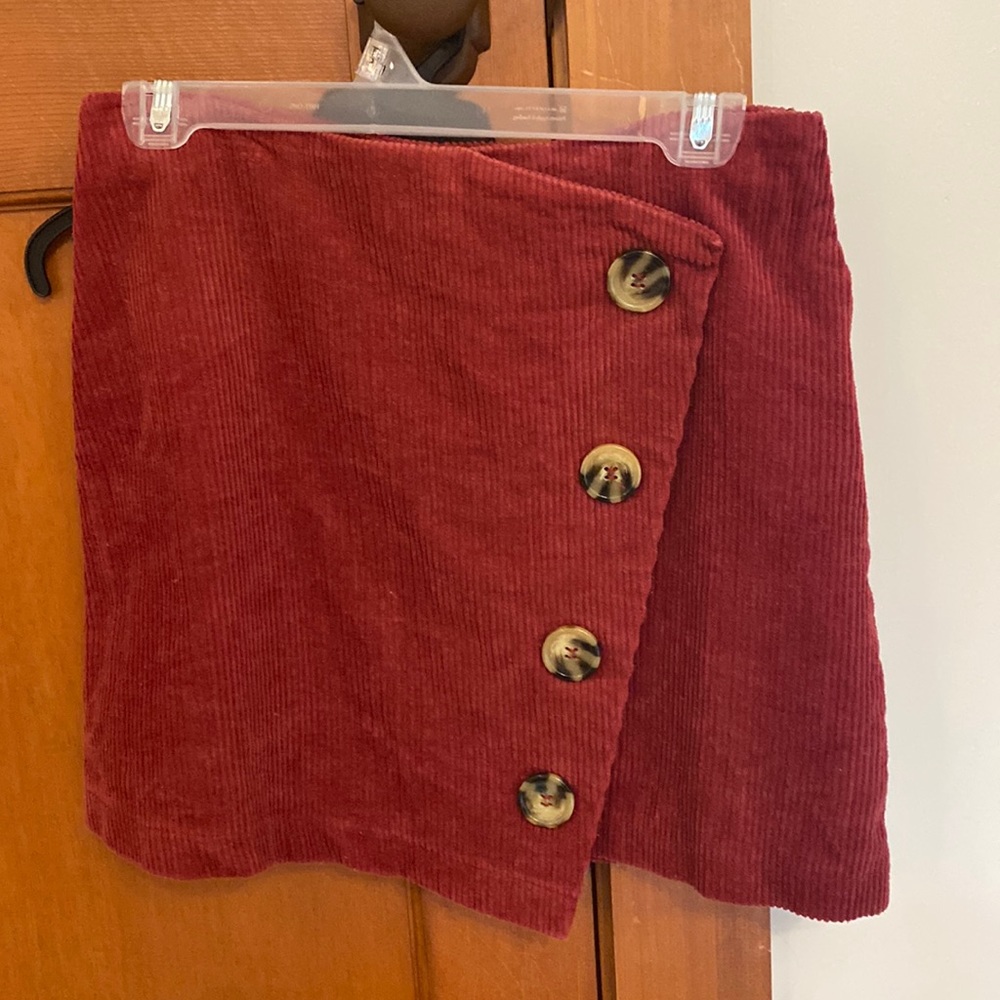 Red skirt